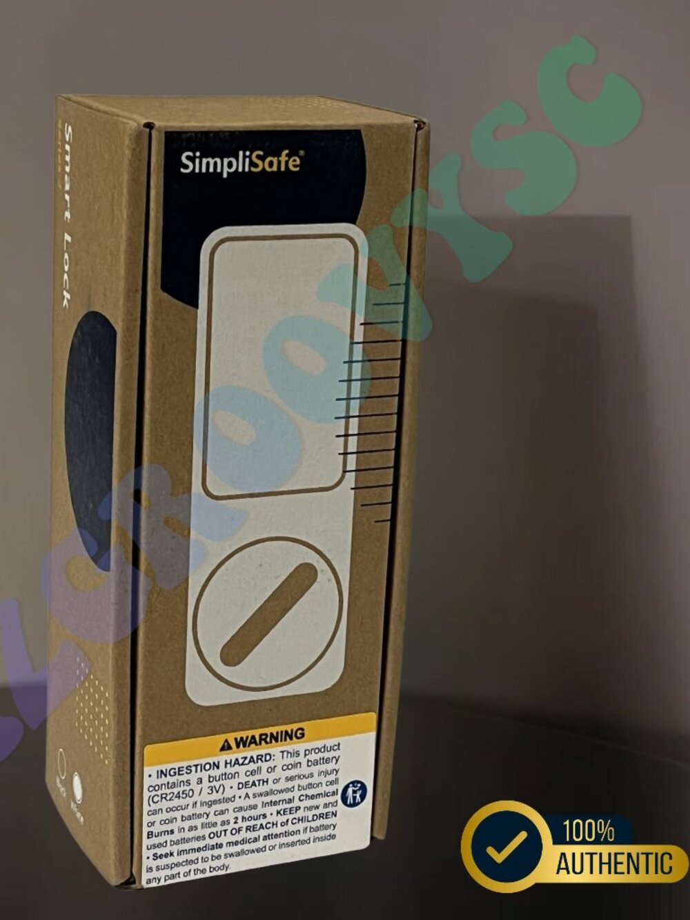 SimpliSafe Smart Door Lock with PIN Keypad Series 2 White LATEST CA010 - SEALED!
